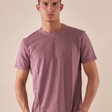 T-shirt Uomo Manica Corta in 100% Cotone Piqué  Girocollo, Comfort e Stile Casual. M49065 ANTICO SUPERIOR VINTAGE 
