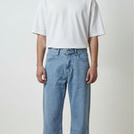 Jeans Uomo Baggy 5 Tasche in Denim Lavaggio Chiaro KK3053 DENIM BRUNO LEONI 