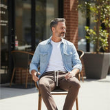 Pantalone Uomo Modello Pantalaccio Slim Fit con Laccetto OC1S2S6P08 MORO OVER-D Uomo 