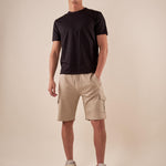T-Shirt Uomo manica corta in tessuto tecnico traspirante ideale per sport e attività outdoor. M48952 NERO SUPERIOR VINTAGE 