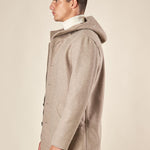 Parka Uomo con Cappuccio e Tasche con Pattine. CP14H BEIGE HAMAKI-HO 
