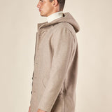 Parka Uomo con Cappuccio e Tasche con Pattine. CP14H BEIGE HAMAKI-HO 