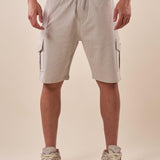 Bermuda Uomo in felpa con tascone laterale. DM9206 GREY LIGHT DATCH 