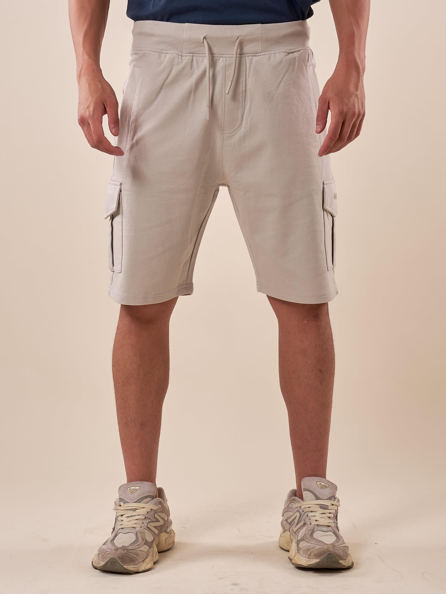 Bermuda Uomo in felpa con tascone laterale. DM9206 GREY LIGHT DATCH 