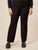Pantalone Donna Curvy in Punto Milano  Modello Zampetta alla Caviglia con Tasca America.