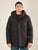 Giubbino Uomo Invernale Soft Shell con Cappuccio. Lunghezza Media.