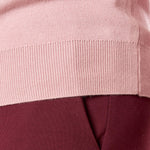 Pantalone Donna Curvy in Punto Milano  Modello Zampetta alla Caviglia con Tasca America. F646YBFFABIA AMARONE Lizalù 