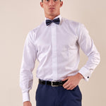 Camicia diplomatica cotone elasticizzata uomo. FBSOFT/DIPLO BIANCO FB Uomo 
