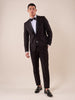 Elegant men's single-breasted jacket formal tuxedo suit