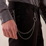 Pantalone tasca america elasticizzato con risvolto uomo. BK25002 NERO BLACKSUNDAY 