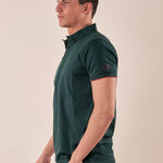 Polo manica corta cotone mercerizzato uomo. DM9291 HUNTER GREEN DATCH Uomo 
