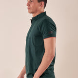 Polo manica corta cotone mercerizzato uomo. DM9291 HUNTER GREEN DATCH Uomo 