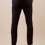 Pantalone da Uomo classico slim fit tasche all'americana. TM/NAP/D/7PANT NERO ITALIAN FORMAT 