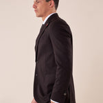 Abito classico sartoriale tasca a toppe uomo HAITI NERO MULISH 