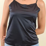 Top Donna Spalla Stretta Effetto Second Skin. Y195 NERO Hermia 