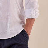 Camicia Uomo Manica Lunga 100% cotone. M48643 BIANCO SUPERIOR VINTAGE 
