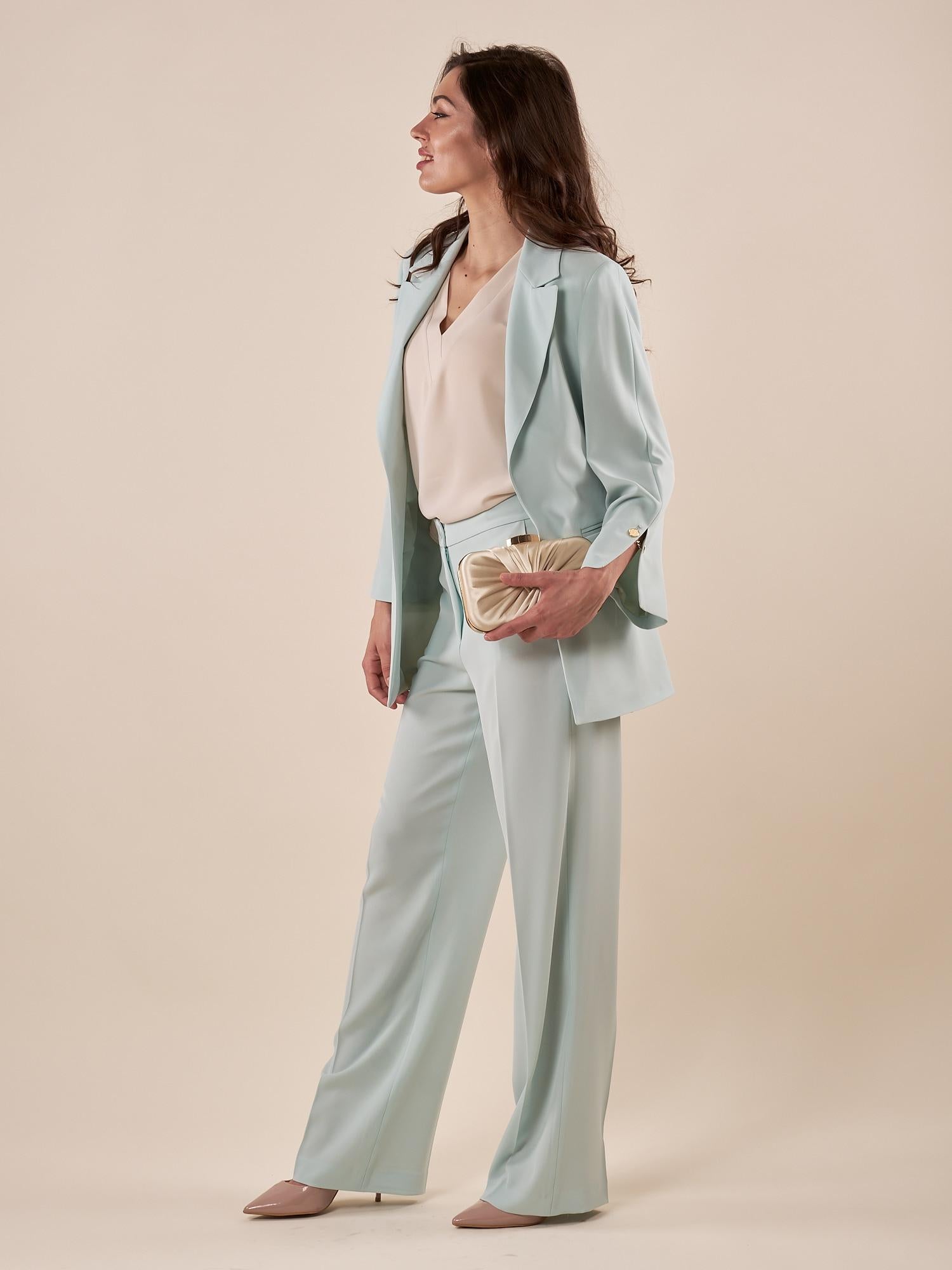 Giacca Donna blazer sfoderata elegante con dettagli raffinati. ROMI/3866 RUGIADA ROMIHO 