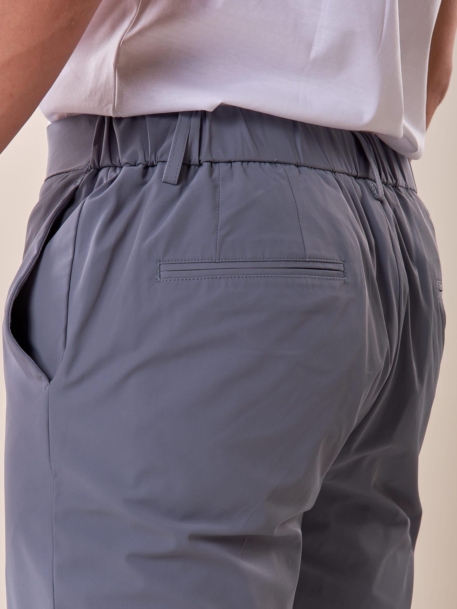 Pantalone modello pantalaccio tessuto tecnico no stiro con elastico uomo. PSE1763H AVION HAMAKI-HO 