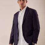 Giacca tessuto tecnico stretch no stiro uomo. GAE1596H BLU HAMAKI-HO 