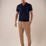 Polo manica corta viscosa crepe f.12 uomo. CON2158125 NAVY CONSENSO Uomo 