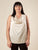 Top Donna Curvy con Giromanica e Scollo Morbido  Raso Davanti, Maglina Lurex Dietro.