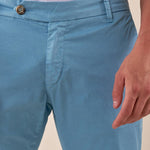 Pantalone Uomo Capri Slim in Cotone Elasticizzato con Tasche allAmericana GPE500 NEW CIELO BLACKSUNDAY 
