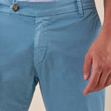 Pantalone Uomo Capri Slim in Cotone Elasticizzato con Tasche allAmericana GPE500 NEW CIELO BLACKSUNDAY 