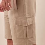 Bermuda Uomo in felpa con tascone laterale. DM9206 DESERT STONE DATCH 