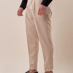 Pantalone doppio bottone tasca america con fibbie laterali uomo. GPE511 BEIGE BLACKSUNDAY Uomo 