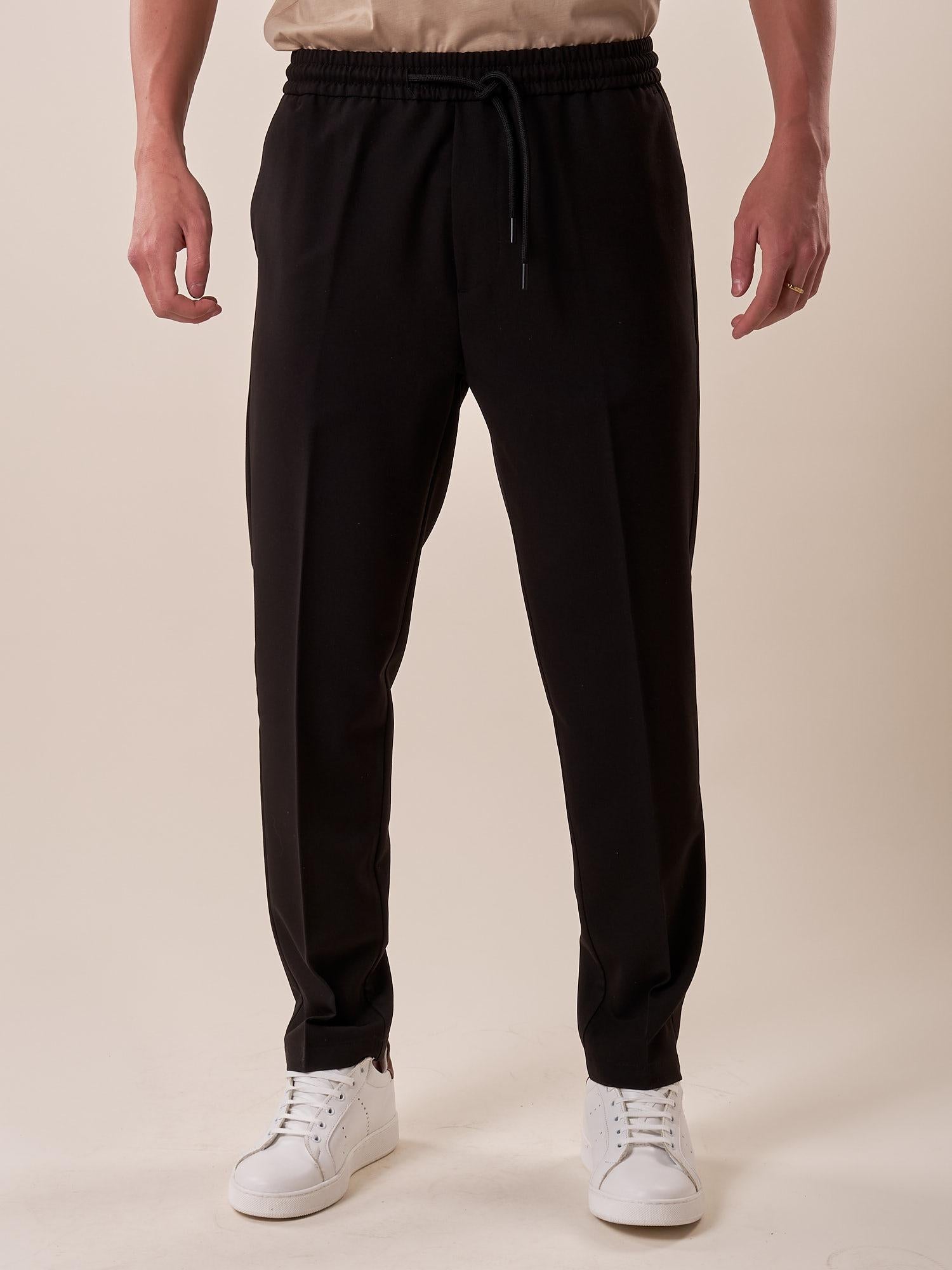 Pantalone slim fit modello pantalaccio. OC1S2S5P08 NERO OVER-D 