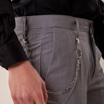 Pantalone tasca america elasticizzato con risvolto uomo. BK25002 GRIGIO BLACKSUNDAY 