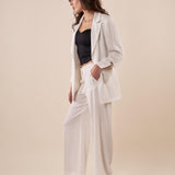 Giacca Donna blazer sfoderata elegante con dettagli raffinati. ROMI/3866 BIANCO ROMIHO 