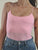 Body Donna con spallina stretta in tessuto elasticizzato effetto second skin.