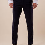 Pantalone da Uomo classico slim fit tasche all'americana. TM/NAP/D/7PANT BLU MEDIO ITALIAN FORMAT 