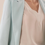 Giacca Donna blazer sfoderata elegante con dettagli raffinati. ROMI/3866 RUGIADA ROMIHO 