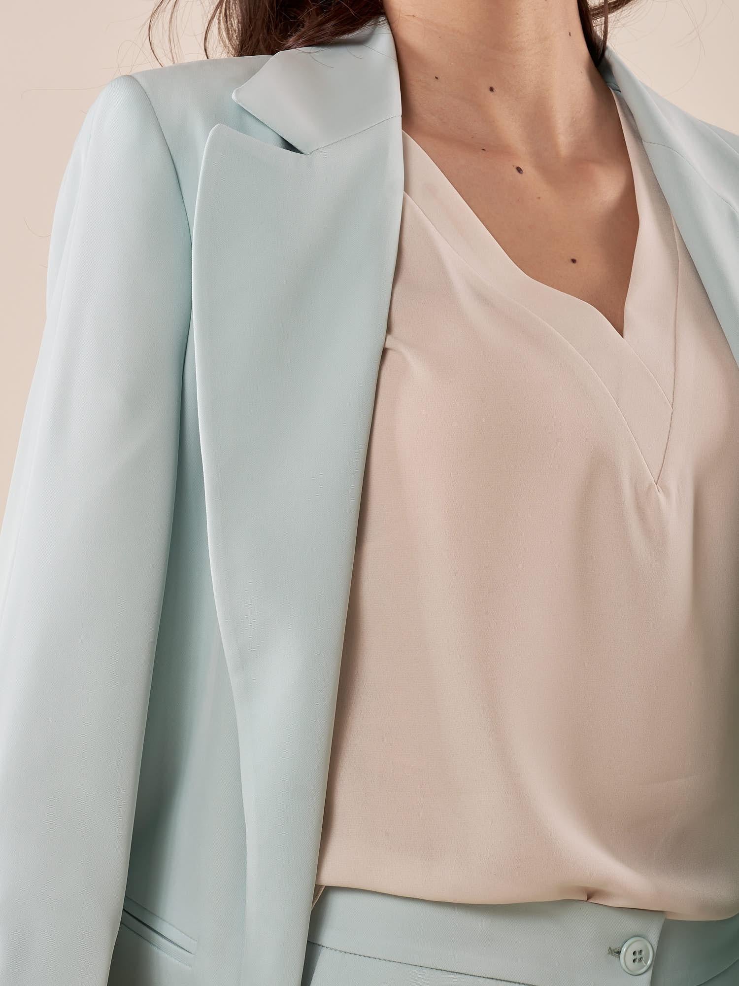 Giacca Donna blazer sfoderata elegante con dettagli raffinati. ROMI/3866 RUGIADA ROMIHO 