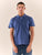 Polo Uomo manica corta in cotone piquet con ricamo. P626122 DENIM Henry Cotton's Uomo
