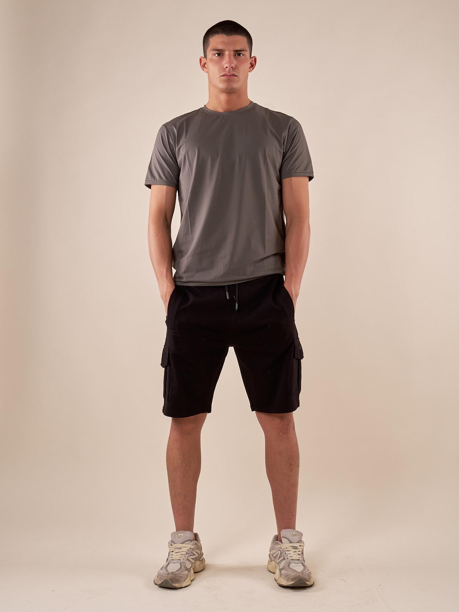 T-Shirt Uomo manica corta in tessuto tecnico traspirante ideale per sport e attività outdoor. M48952 MUSCHIO SUPERIOR VINTAGE Uomo 