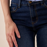 Jeans Donna a zampa elasticizzato 5 tasche. DE002353 DENIM ARTIGLI 