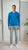 Maglia Uomo 100% Cotone Scollo a V a Manica Lunga  Eleganza Essenziale e Comfort Naturale CON3701900 BLU CAPRI CONSENSO Uomo