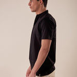 Polo manica corta 100% cotone mercerizzato uomo. OC1S2S5O01 NERO OVER-D 