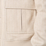 Giubbino da uomo modello Bomber in tessuto spigato. GBI1619H BEIGE HAMAKI-HO 