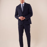 Abito classico sartoriale tasca a toppe uomo HAITI BLU MULISH 