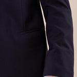 Abito classico cerimonia giacca rever a lancia in raso uomo. TM/NAPOLIPRL BLU ITALIAN FORMAT 