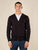 Cardigan Uomo manica lunga in misto viscosa. Eleganza rilassata e comfort naturale.