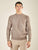 Maglia Uomo Invernale in Morbido Tessuto con Mezzo Collo Rigato. Eleganza e Comfort in un Solo Capo.