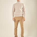 Pantalone Uomo Invernale in Velluto 1000 Righe. Eleganza Classica e Comfort Moderno. M49436 CAMEL GUY 