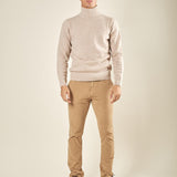 Pantalone Uomo Invernale in Velluto 1000 Righe. Eleganza Classica e Comfort Moderno. M49436 CAMEL GUY 
