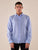 Camicia da uomo manica lunga in viscosa 100% con collo classico.