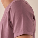 T-shirt Uomo Manica Corta in 100% Cotone Piqué  Girocollo, Comfort e Stile Casual. M49065 ANTICO SUPERIOR VINTAGE 